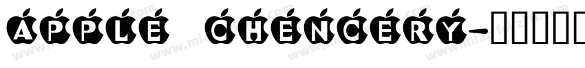 Apple Chencery字体转换